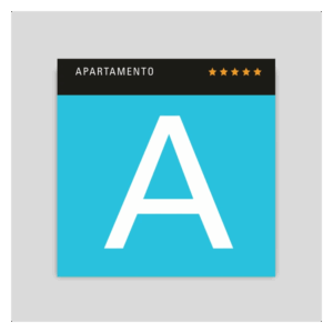 Placa distintivo CN03 Apartamento 5 estrellas Canarias 30x30 cm