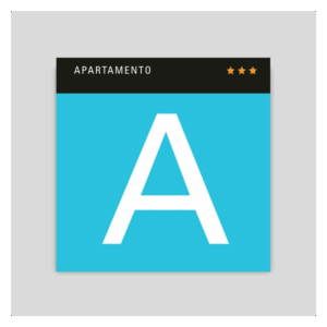 Placa distintivo CN01 Apartamento 3 estrellas Canarias 30x30 cm