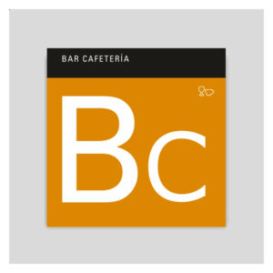 Placa distintivo CN23 Bar Cafetería Canarias 30x30 cm