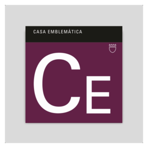 Placa distintivo CN19 Casa Emblemática Canarias 30x30 cm