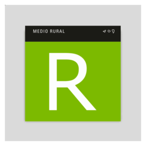 Placa distintivo CN21 Medio Rural Canarias 30x30 cm
