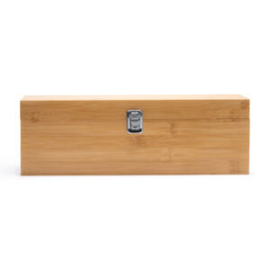 Estuche de bambú para botella de vino con set de accesorios — Bordel