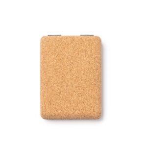 Espejo plegable de bolsillo elaborado en corcho natural — Santis
