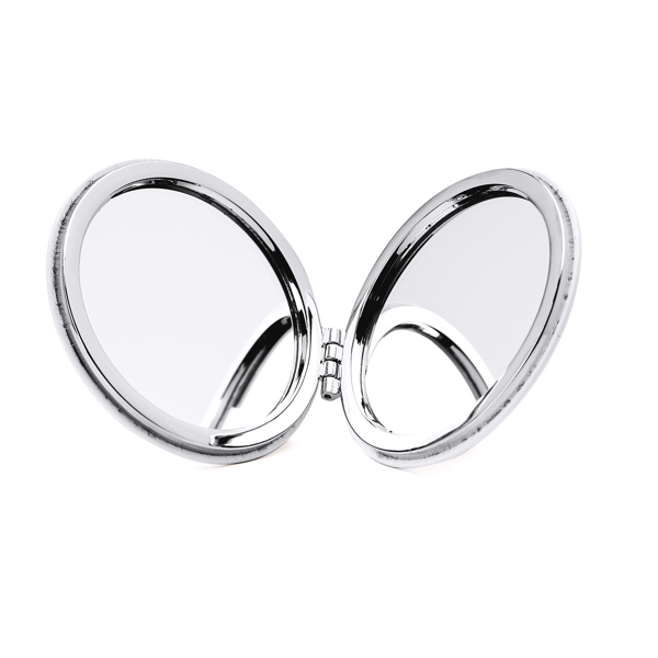 Espejo de bolsillo plegable doble con aumento — Liner