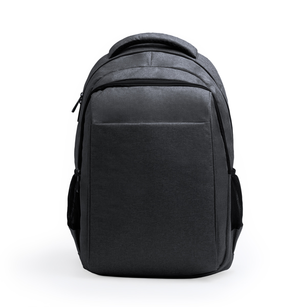 Executive backpack made from recycled RPET 300D polyester with a marl design — Patrik