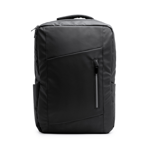 Business-Rucksack aus PU Leather mit gepolstertem Korpus und gepolsterten Griffen — Dixon