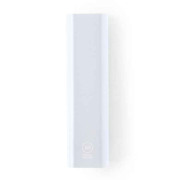 Powerbank aus recyceltem Aluminium mit 2600 mAh Kapazität — Bony