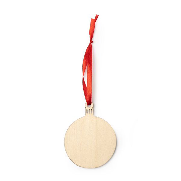 Adorno navideño de madera disponible en cuatro diseños — Jingle