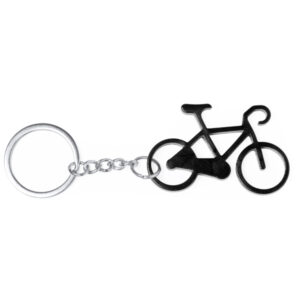 Llavero en forma de bicicleta realizado en aluminio — Giro