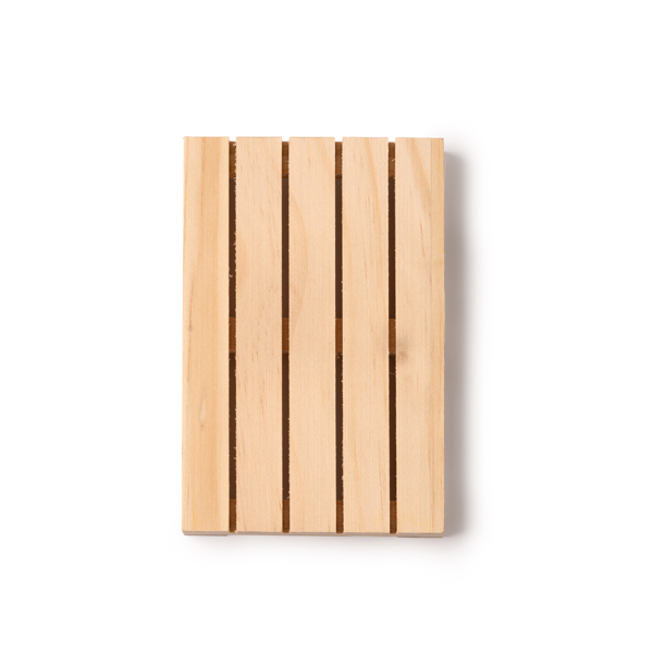 Posavasos en forma de palet realizado en madera de pino — Ramy