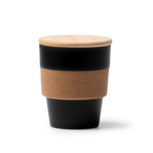 Vaso con banda de corcho