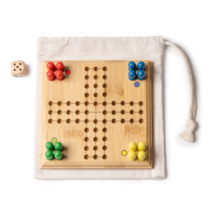 Juego de parchís realizado en bambú — Siscar