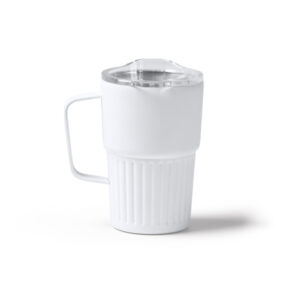 Taza térmica de acero 304 reciclado con diseño biselado, 450 ml — Nubex