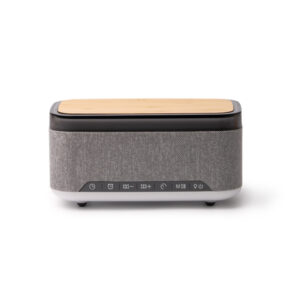 Altavoz inalámbrico con cuerpo elaborado en bambú y tejido — Mornix