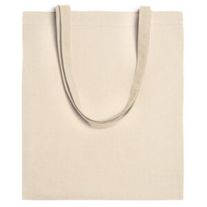Bolsa 100% algodón de 240 g/m² de gramaje en acabado natural — Mudari
