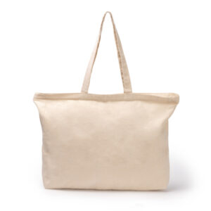 Bolsa 100% algodón 230 g/m² con fuelle en la base y laterales — Belmox