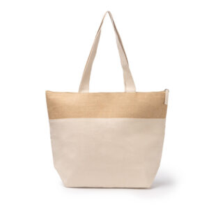 Bolsa nevera elaborada en algodón 280 g/m² y yute — Morea