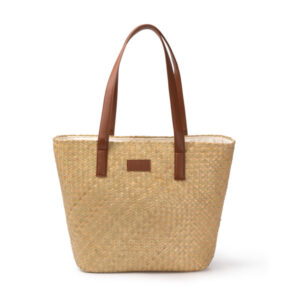 Bolso de paja con interior de algodón — Miyako