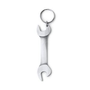 Llavero con forma de llave inglesa elaborado en metal — Asgar