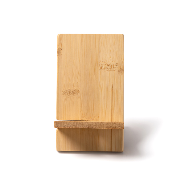 Bamboo phone stand — Lyra