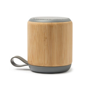 Altavoz inalámbrico con cuerpo elaborado en bambú — Solum