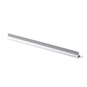Escalímetro de aluminio con diseño triangular de 30 cm — Dintel
