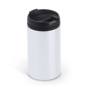Becher aus Edelstahl, 290 ml, mit PP-Deckel — Milu
