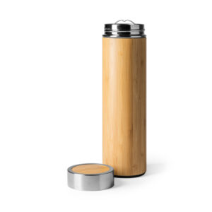 Termo de acero inoxidable 304 con doble pared con infusor — Kinata
