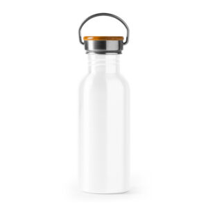 Botella de acero inoxidable 304 con detalle en el tapón — Boina