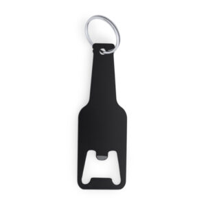 Llavero abridor de aluminio con forma de botella — Stout