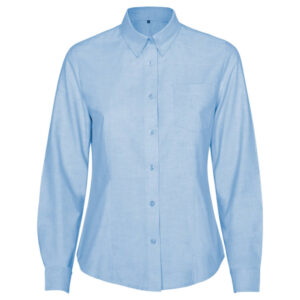 Camisa manga larga mujer entallada — Oxford Woman