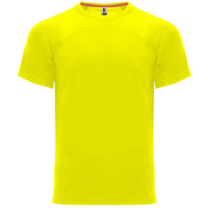 Camiseta técnica manga ranglán unisex transpirable — Monaco
