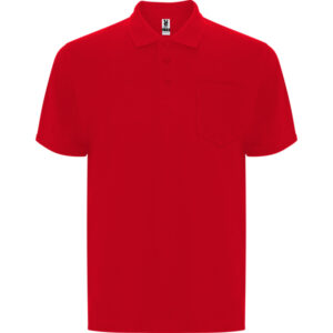 Polo de manga corta con bolsillo en pecho izquierdo con tratamiento antipilling — Centauro Premium