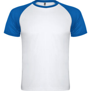 Camiseta técnica manga ranglán unisex transpirable bicolor — Indianapolis
