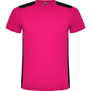 Camiseta técnica manga corta unisex transpirable bicolor — Detroit