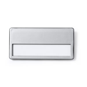 Identificador con frontal de aluminio — Ganda