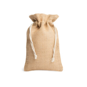 Bolsa estilo saco de yute natural — Parma