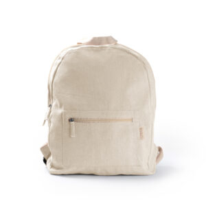 Mochila ecológica realizada en algodón reciclado de 320 g/m² en acabado jaspeado — Firenza