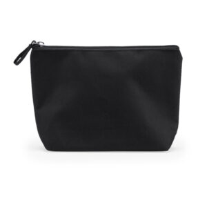 600D polyester toiletry bag with a zip and matching zip pull — Yubarta