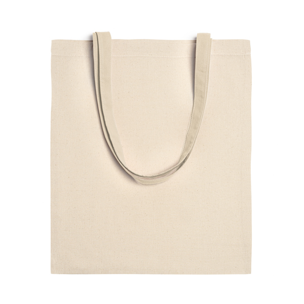 Bolsa fabricada en tejido de algodón en color natural de 140 g/m² — Hill