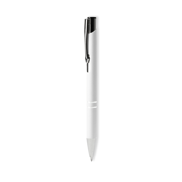 Pen with a soft-touch metal body and click button — Norfolk