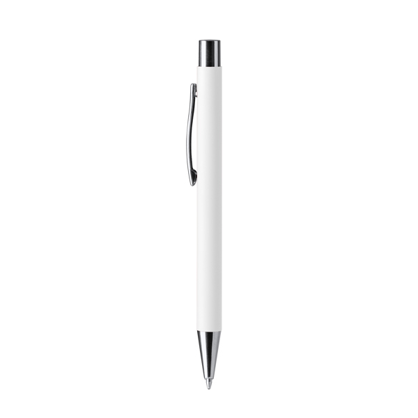 Soft-touch metal push-button pen — Dover