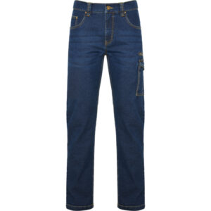 Multi-pocket denim trousers with slightly forward side seams — Raptor
