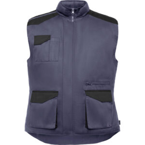 Chaqueta laboral multibolsillos acolchado con faldón trasero — Armada