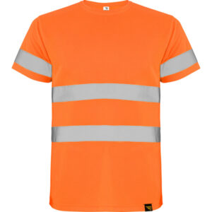 Camiseta de manga corta de alta visibilidad — Delta