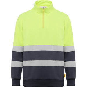 Hi-vis half-zip sweatshirt — Spica