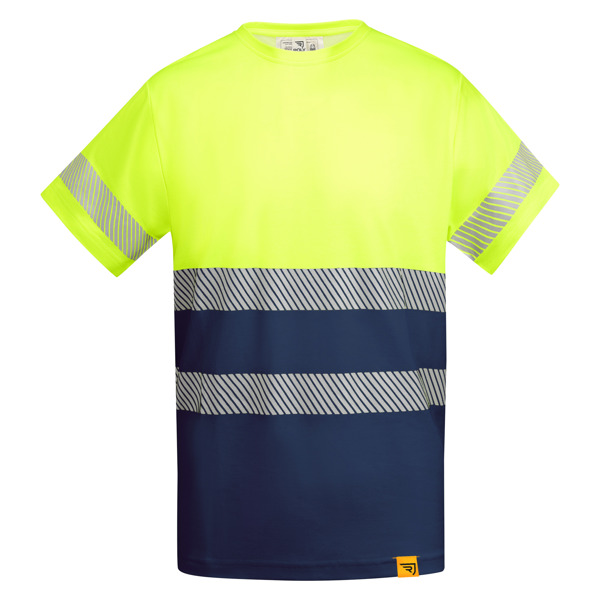 Camiseta de manga corta de alta visibilidad y transpirable — Tauri