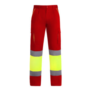 Pantalón largo multibolsillos bicolor de alta visibilidad — Enix