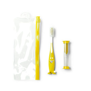 Set de cepillo de dientes y reloj de arena — Mesler